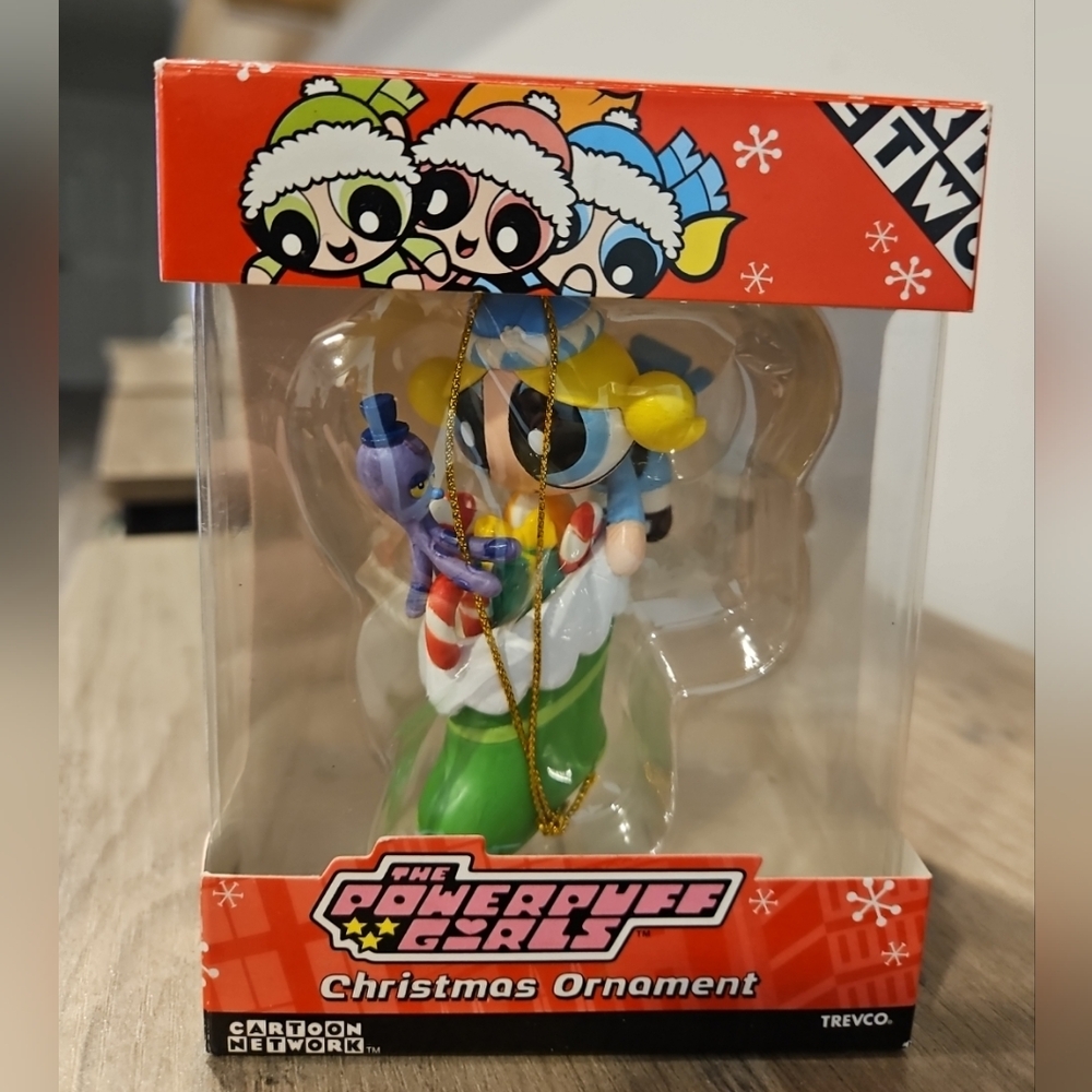 Powerpuff Girls Bubbles Christmas Ornament Cartoon Network Trevco 2002 Warner